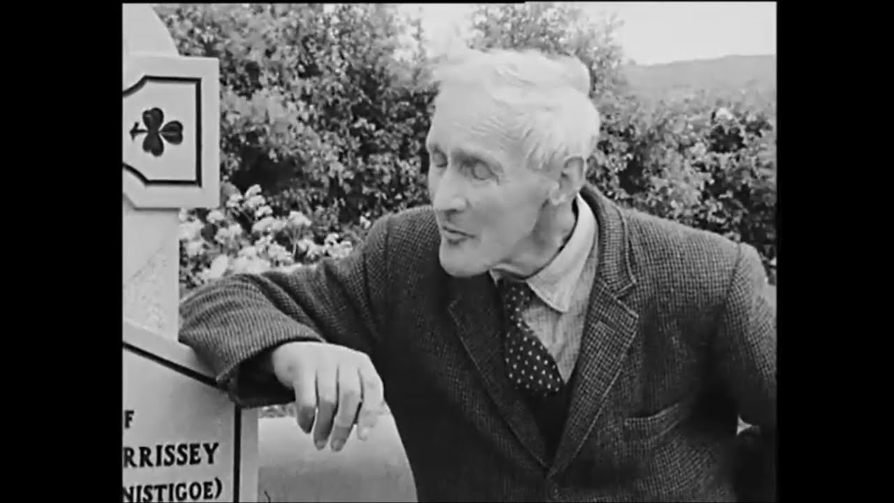Man Erects His Own Gravestone, Co. Kilkenny, Ireland 1971