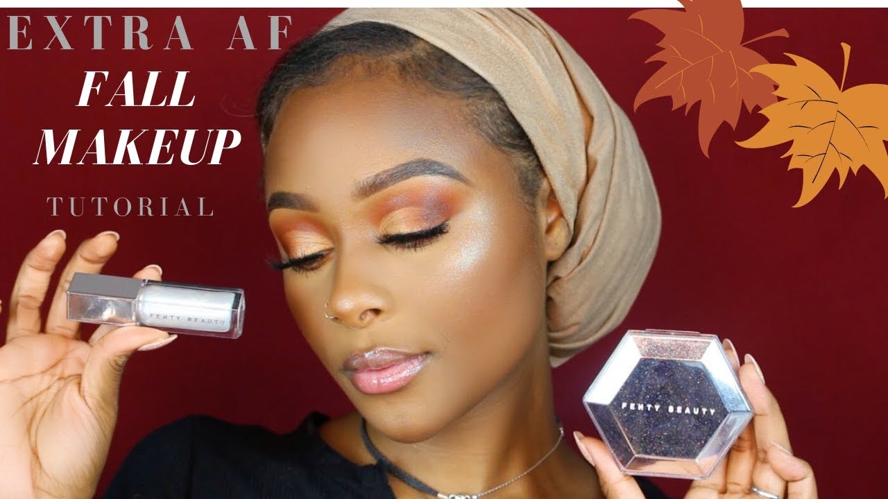EXTRA AF FALL MAKEUP FT. FENTY DIAMOND BOMB + MILK |YASMINE SIMONE