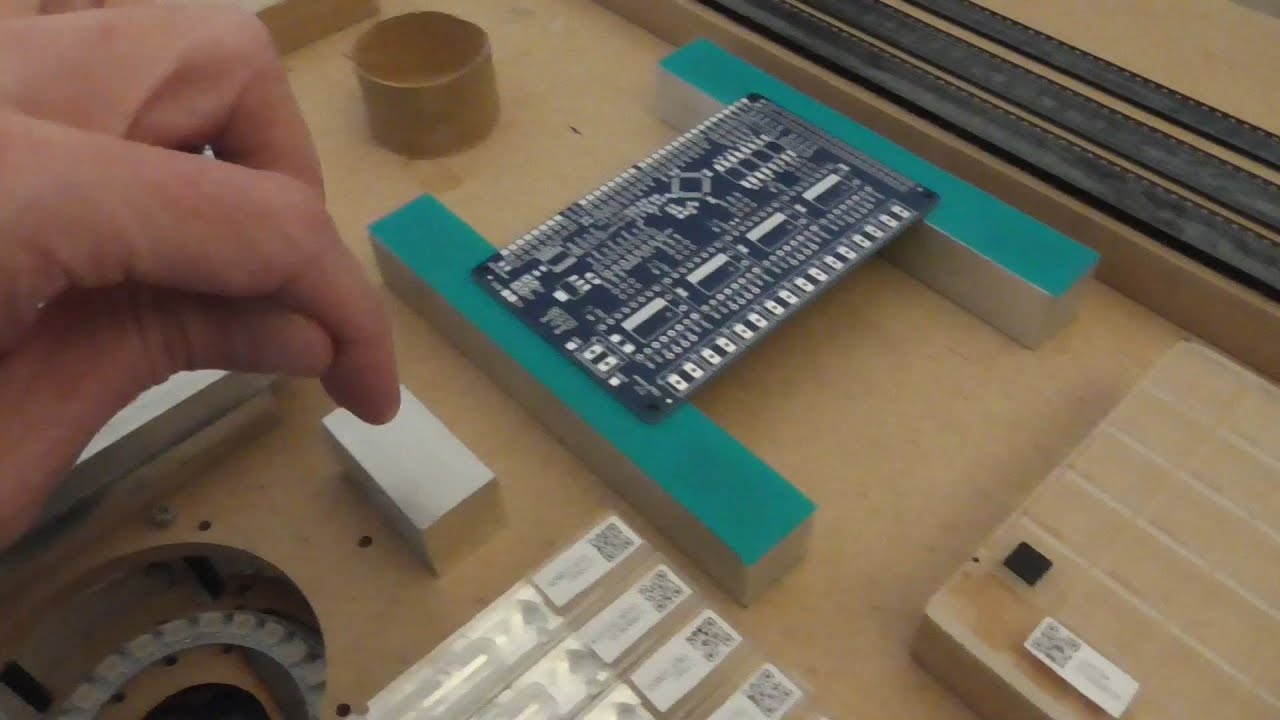 SMT pick and place, part 3 (nozzle changing, feeder finding, part height measurement)
