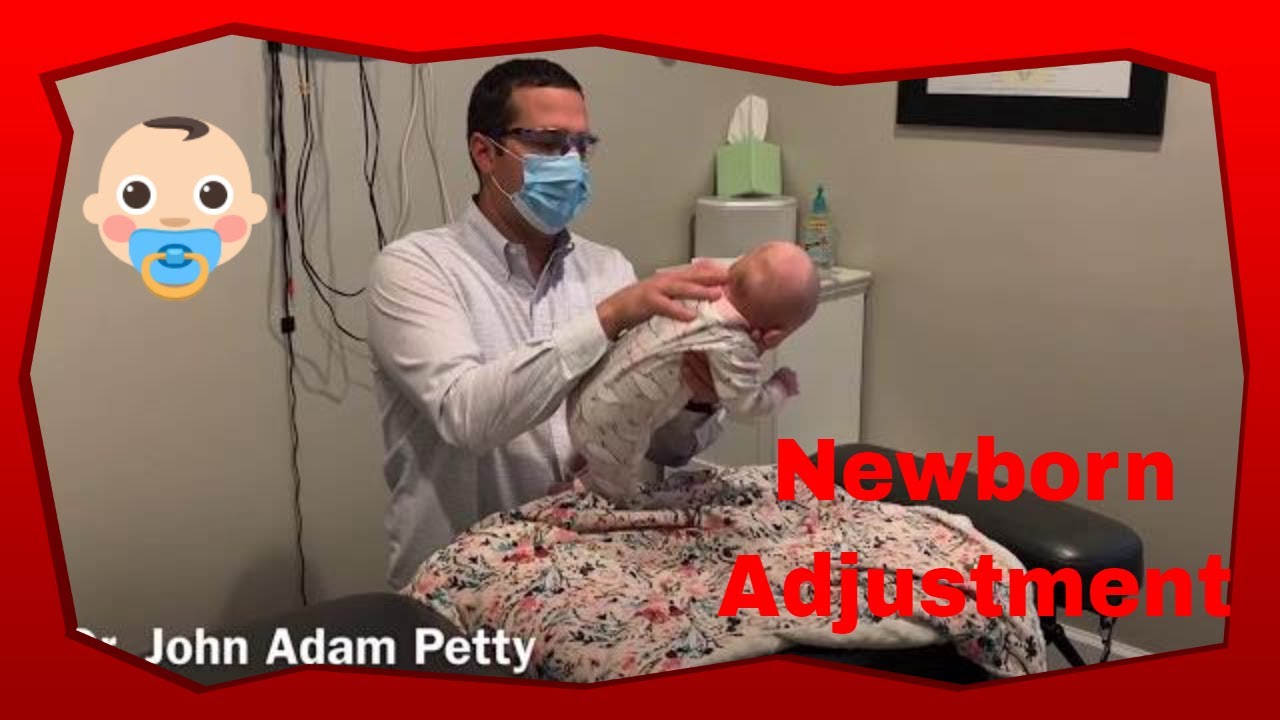 Newborn Baby Chiropractic Adjustment for Acute Torticollis Corrects Nursing Issues & Flat Head
