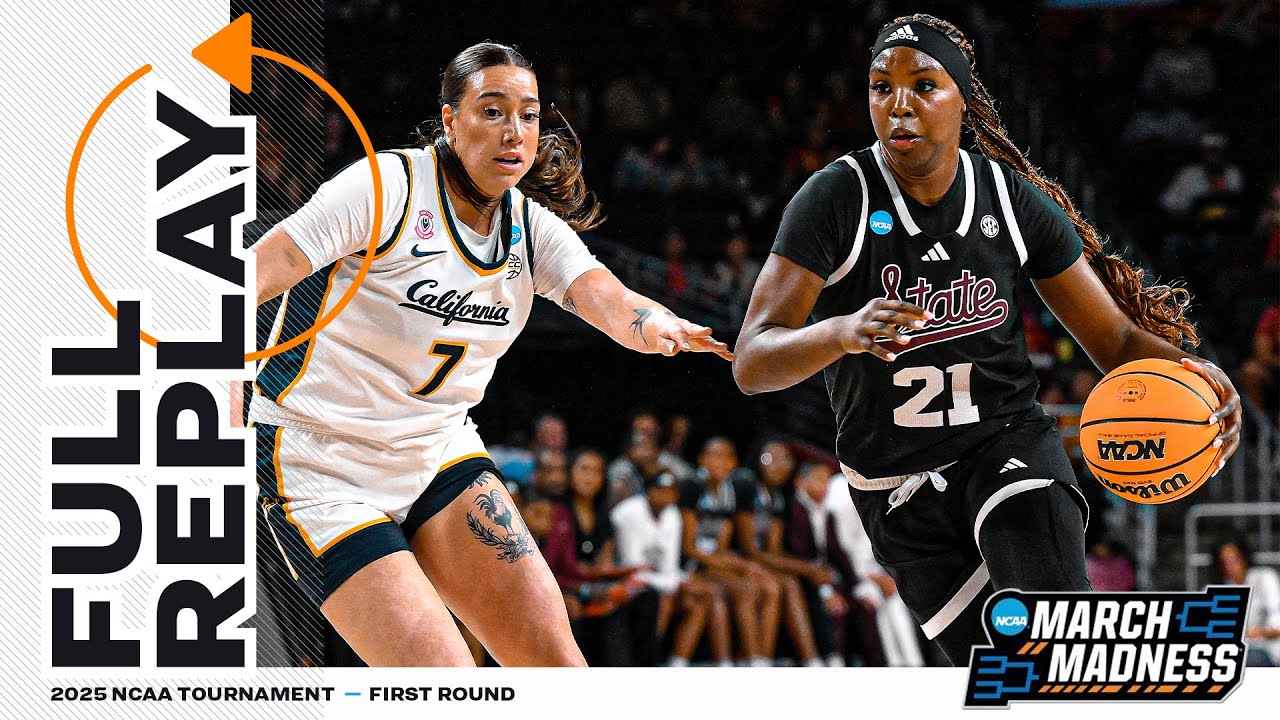 Mississippi State vs. Cal: 2025 NCAA women's first round | FULL REPLAY