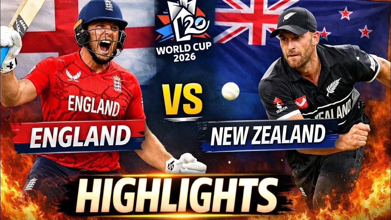 England VS New Zealand T20 Match Highlights 