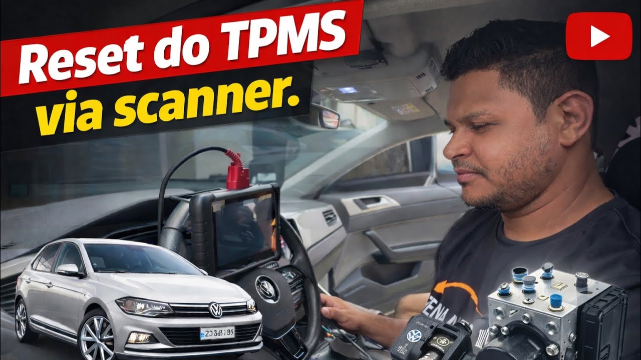 TPMS do Polo 2018 como realizar reset via scanner quando não aceita ser feito pela multimídia.