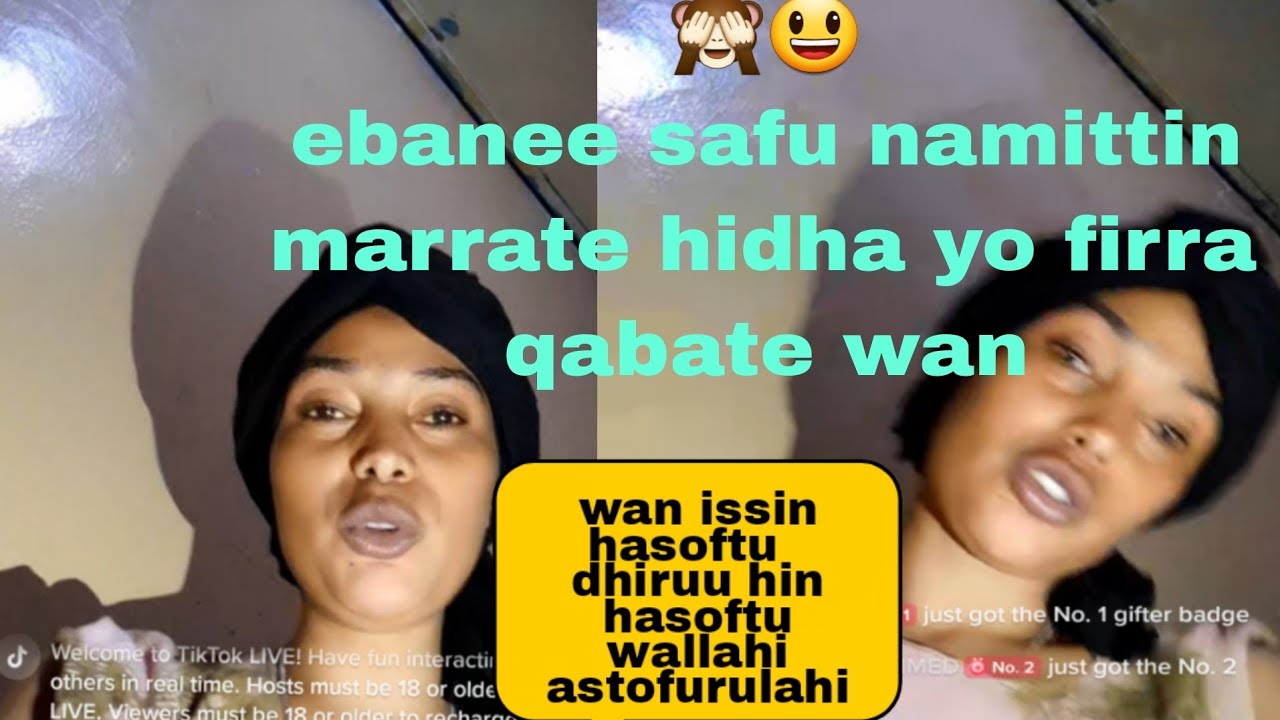 namitin marratee hidhaa ebbanee🙉🙊 safuu  oromo😈