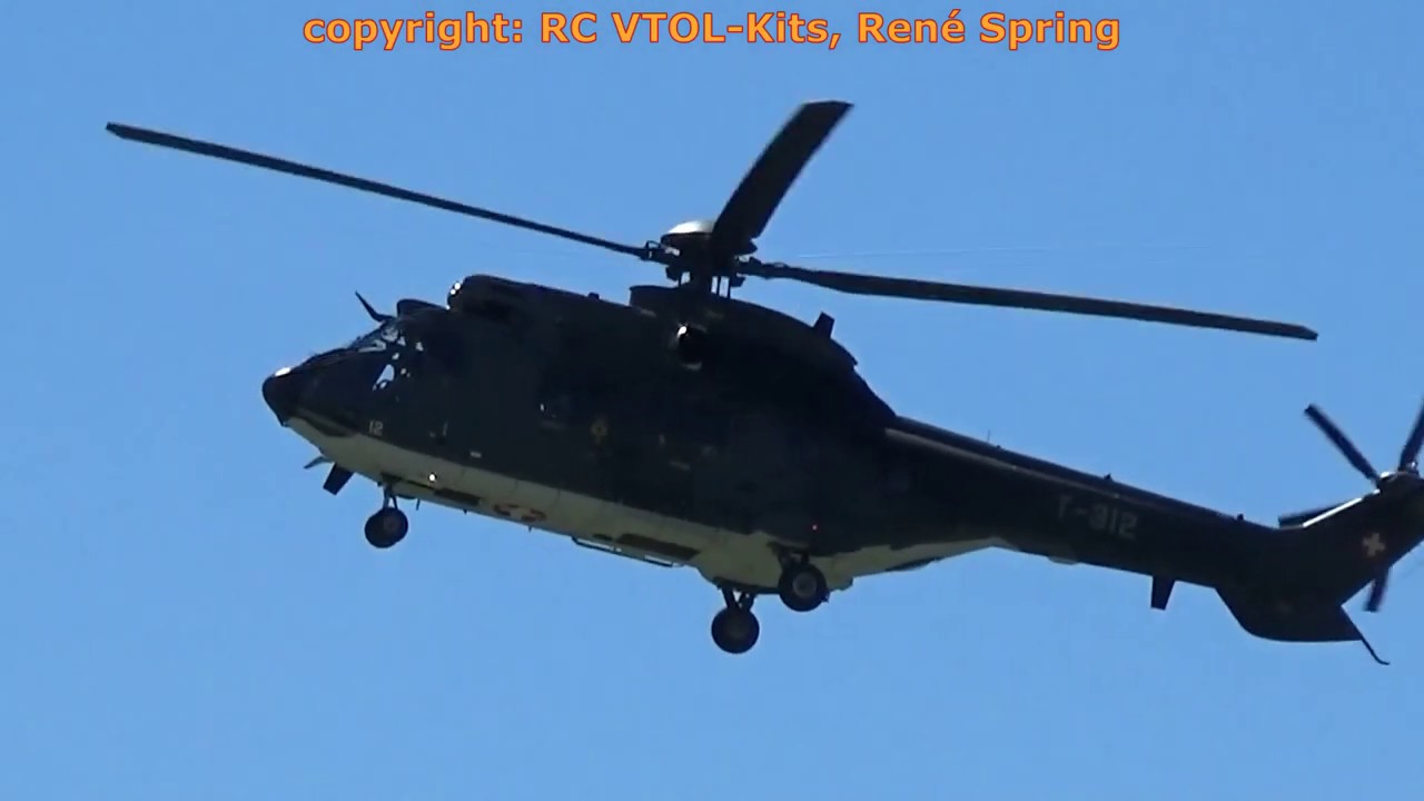 Helicopter Aerobatics 3D Super Puma Cougar Hubschrauber, Akrobatik, Kunstflug, Heli Weekend Grenchen