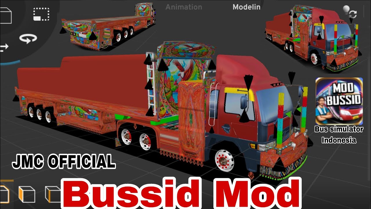 Bussid Mod Pakistani truck mod bussid Bus simulator Indonesia Pakistani truck mod 