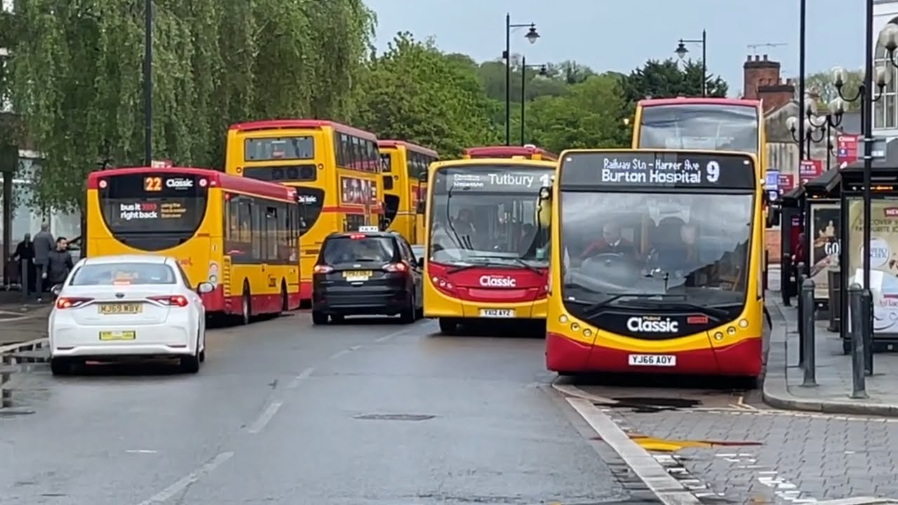 Buses around Burton On Trent (10/05/23)