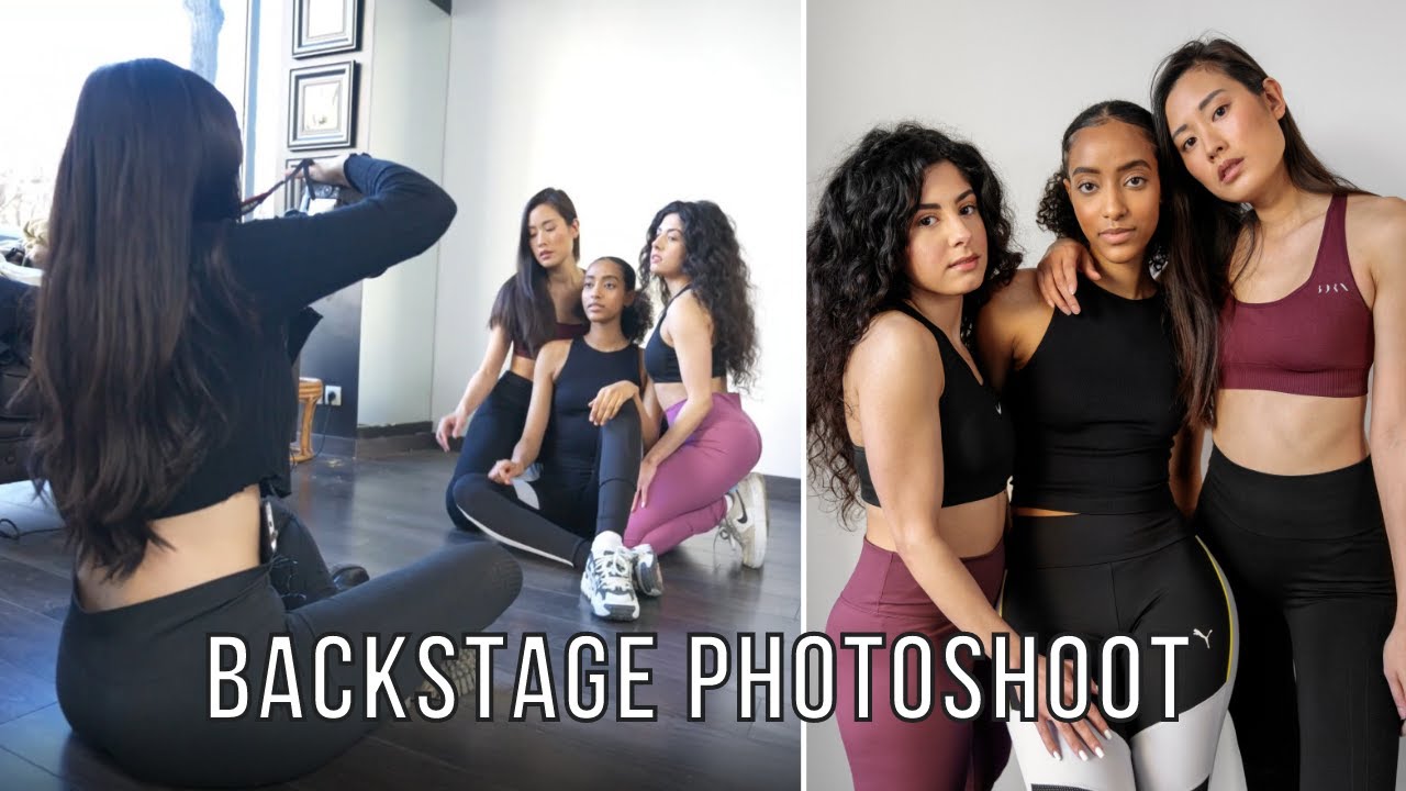 PHOTOSHOOT Sport avec 3 MODELES - Backstage