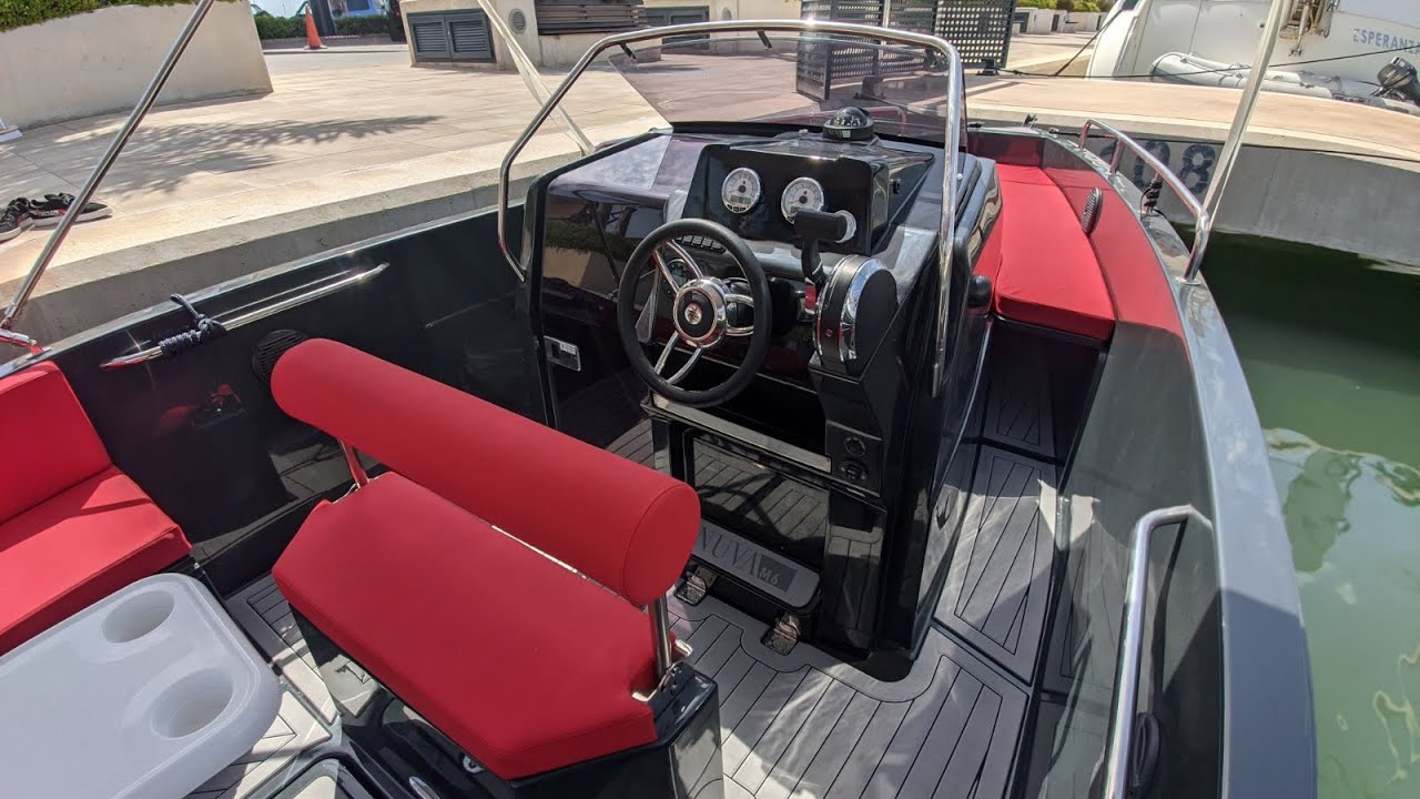 Tour de presentación, Nuva yacht M6 deadpool disponible de alquiler en Santa Pola.