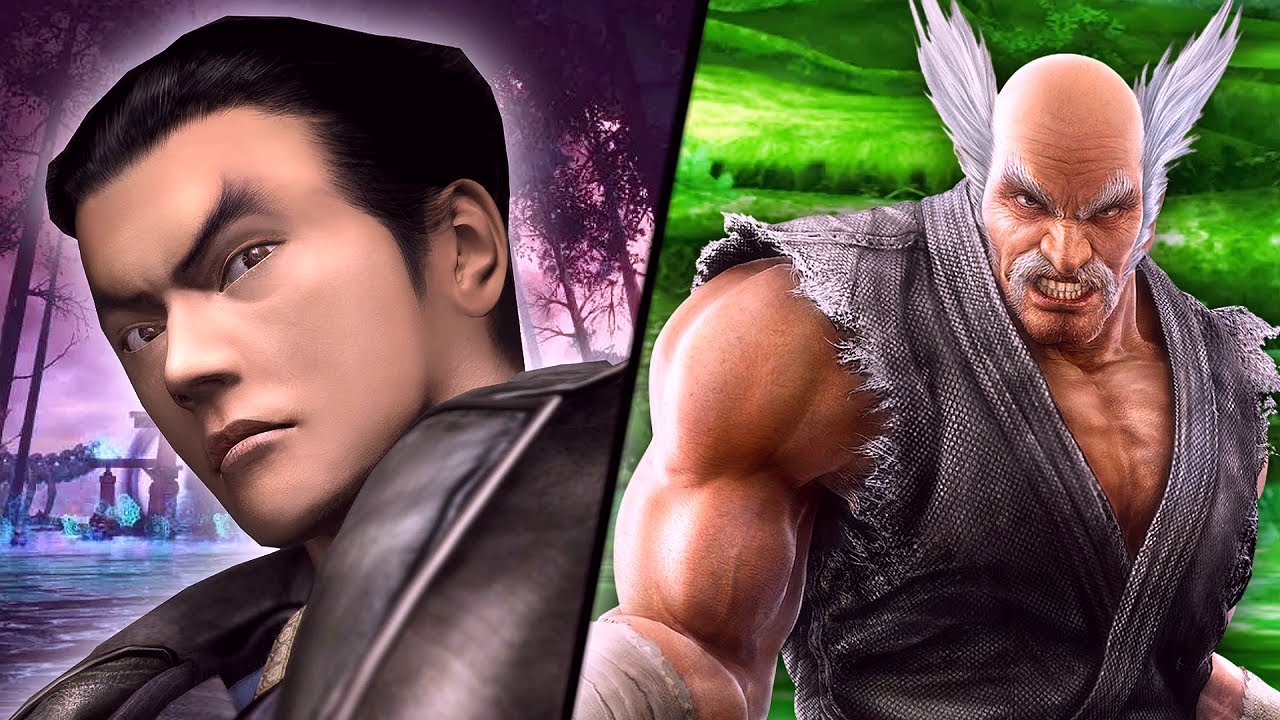 Все канонические сцены Хэйхачи+Кадзуя в TEKKEN