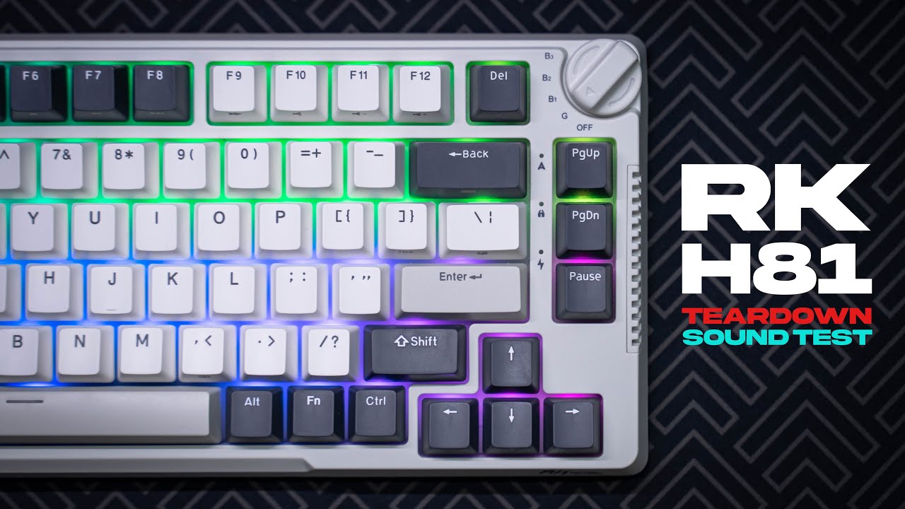 Royal Kludge H81 — разборка, модификации и звуковой тест