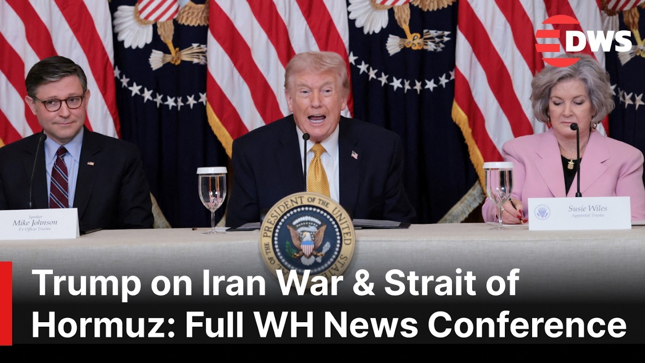 Trump Full White House News Conference: Iran Strikes & Strait of Hormuz Security Briefing | AC1E