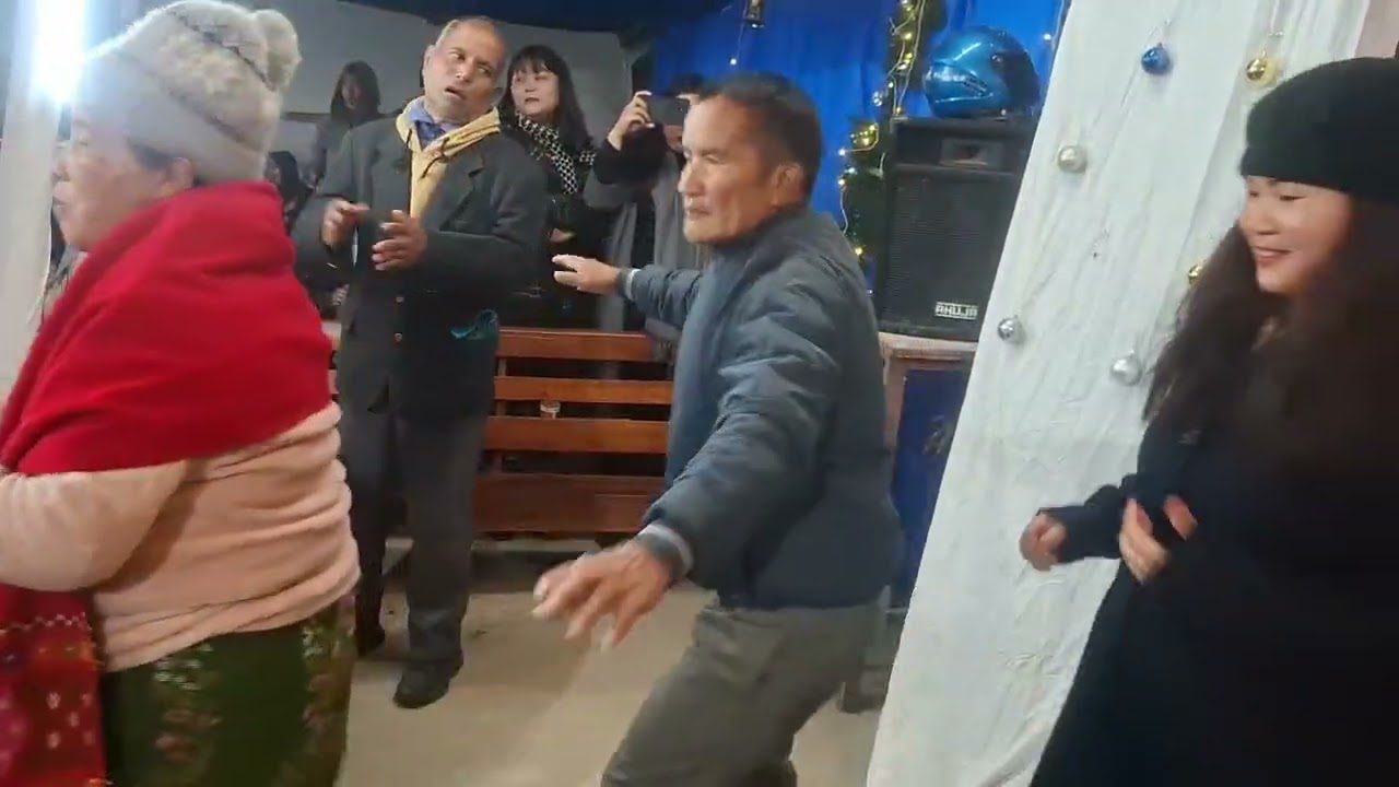 Christmas midnight jan lenkhom at KWS happy valley Shillong Dec 2025
