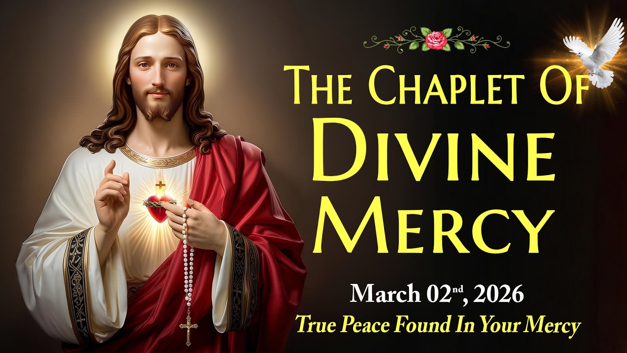 Daily Divine Mercy Chaplet | Saturday, February 28, 2026 🙏TRUE PEACE FOUND IN YOUR MERCY