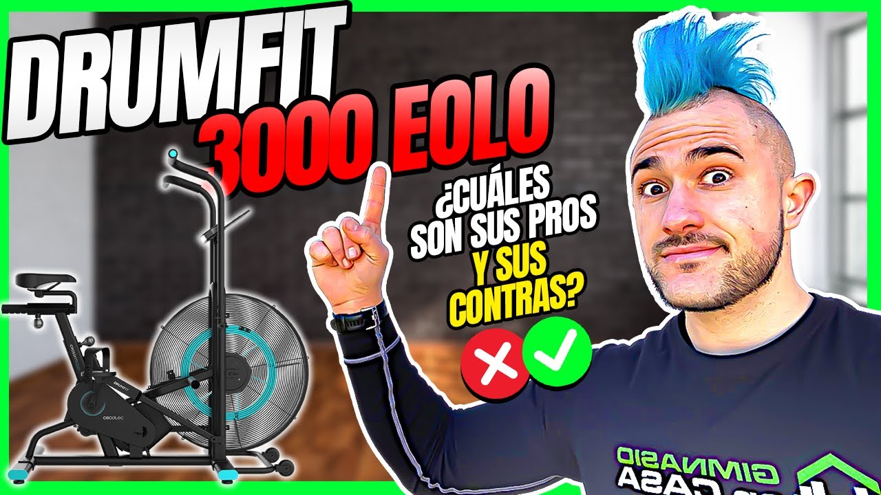 Drumfit Crossfit 3000 Eolo: Mi Opinión DESPUÉS de probar la Air Bike de Cecotec