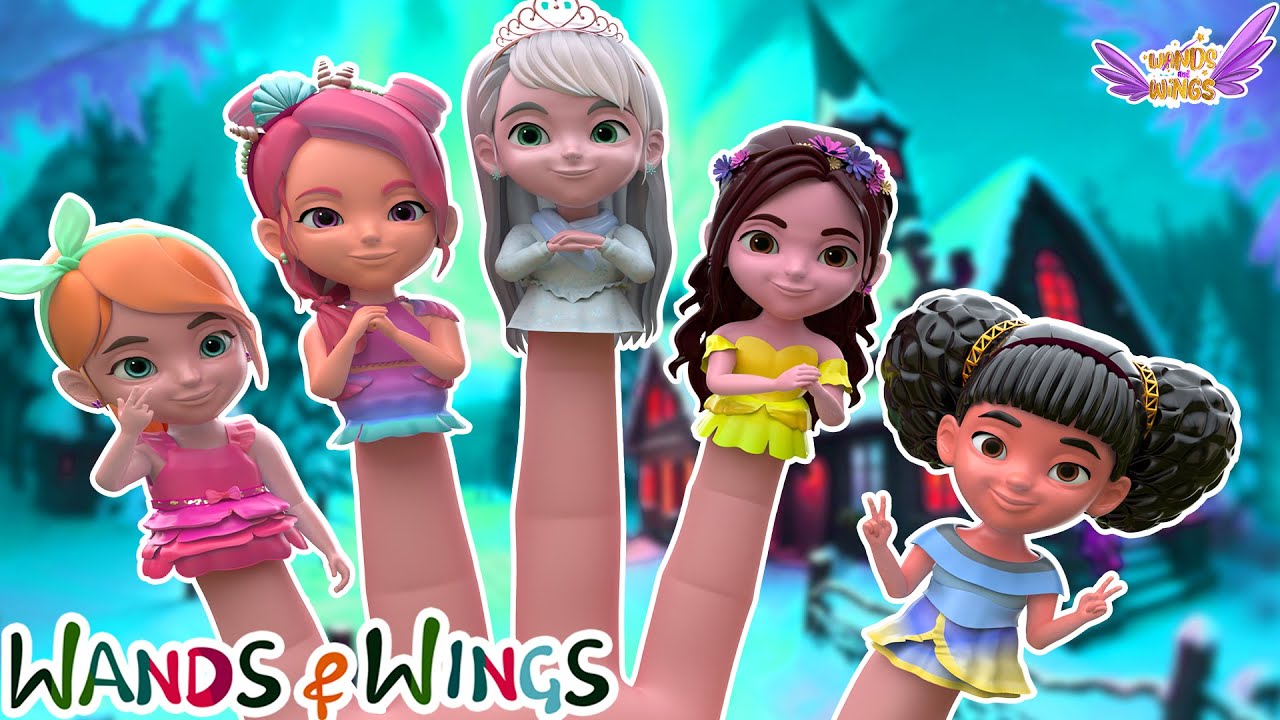 The Finger Family Song | Tickle Tickle Song | Princess Songs and Nursery Rhymes - Wands and Wings