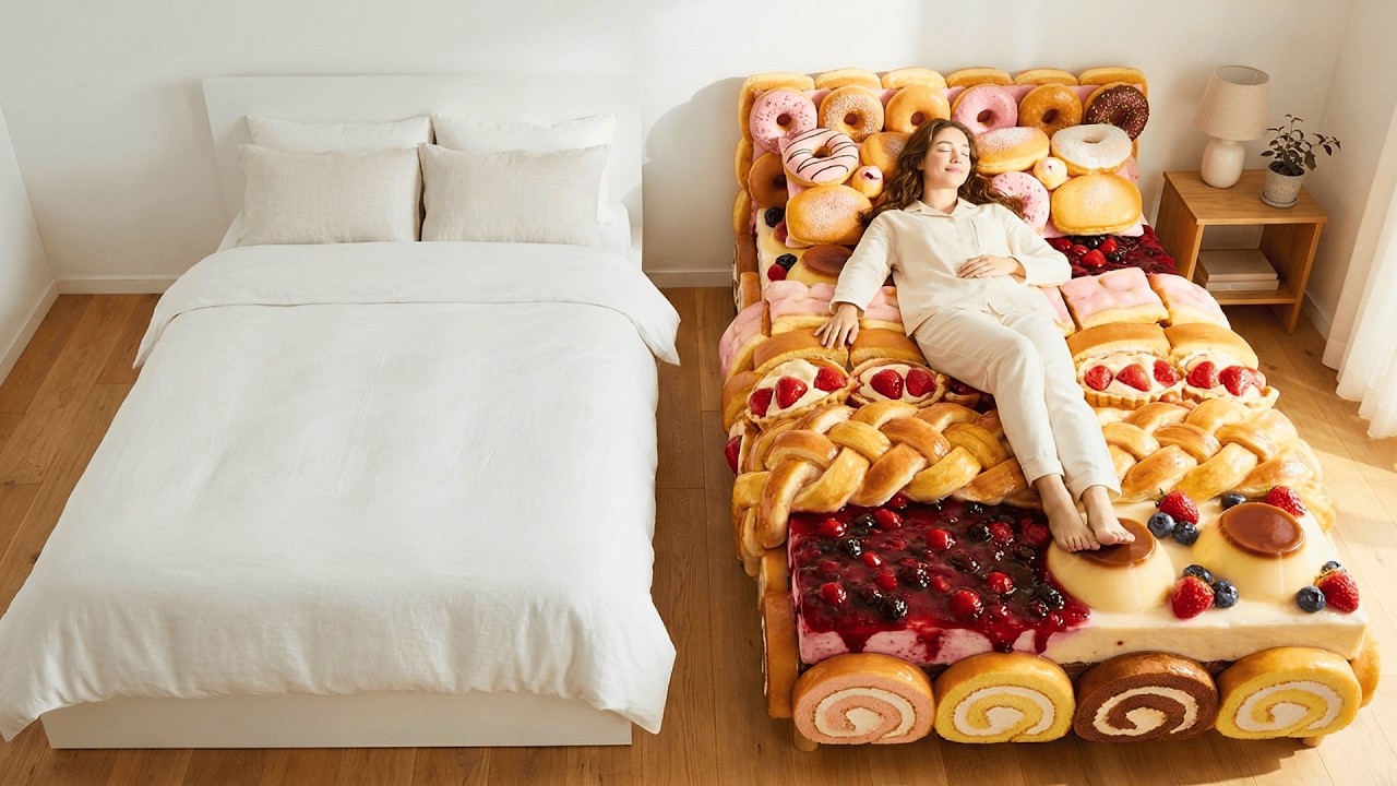 Food Bed Or Normal Bed 🛏️🥑 Which One Would You Really Choose