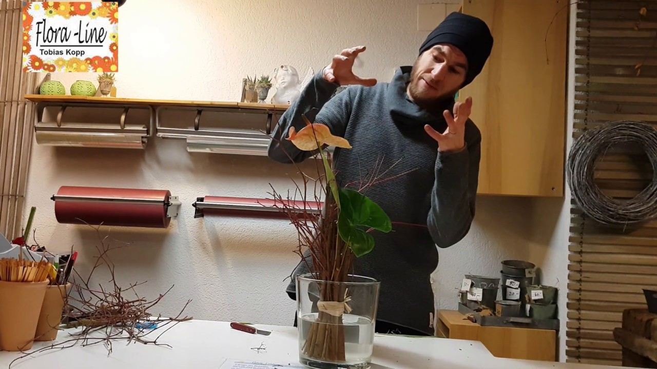 Fr&uuml;hlings Strauss - Exotisch & Fr&uuml;hlingshaft - DIY Deko Idee mit dem Blumenmann