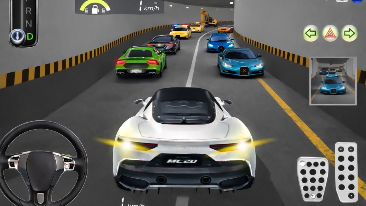New maserati mc20 car stuck in parking Garage - 3D Driving class - car Game - Android game play 2026