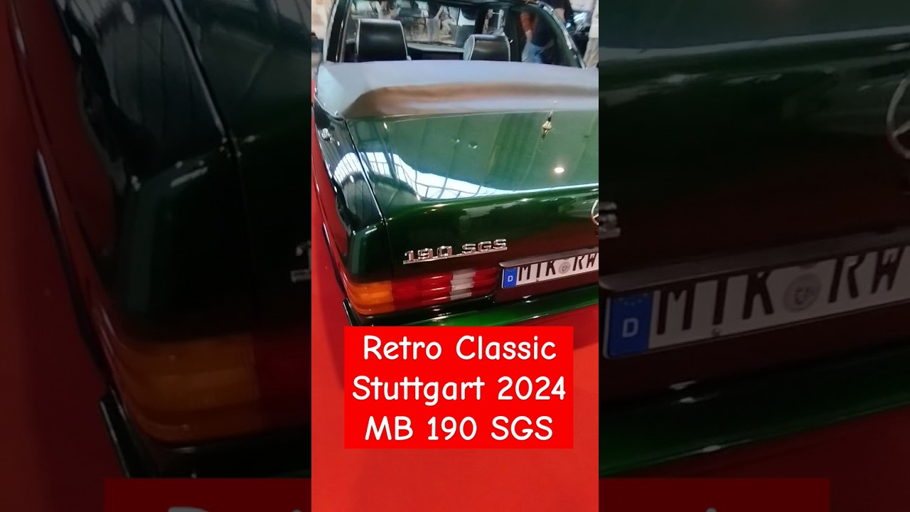 MERCEDES 190 SGS Retro Classic Stuttgart 2024 
