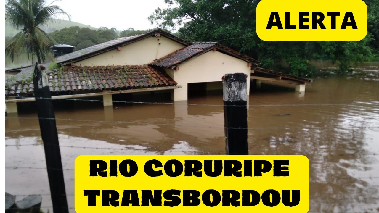 Invasão do Rio Coruripe alagou a Cidade que está em Alerta🙏😔