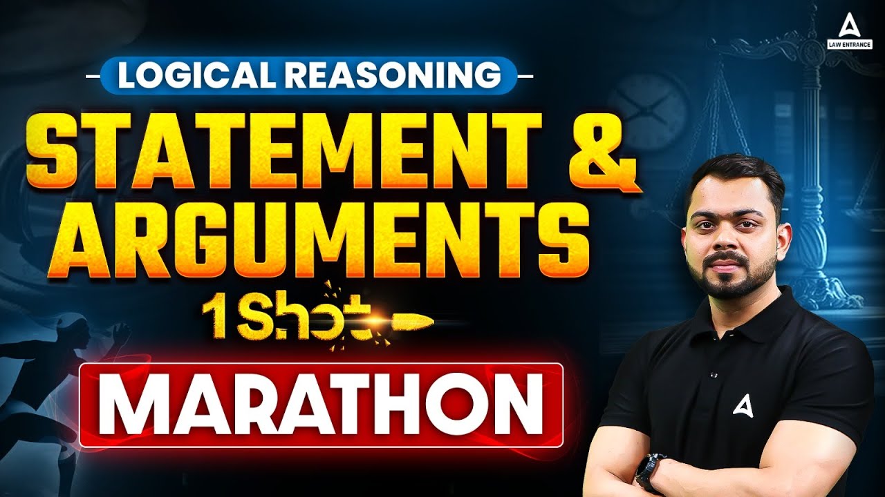 CUET PG LLB | MHCET | Logical Reasoning | Statement and Arguments | CUET PG LLB Preparation 2025