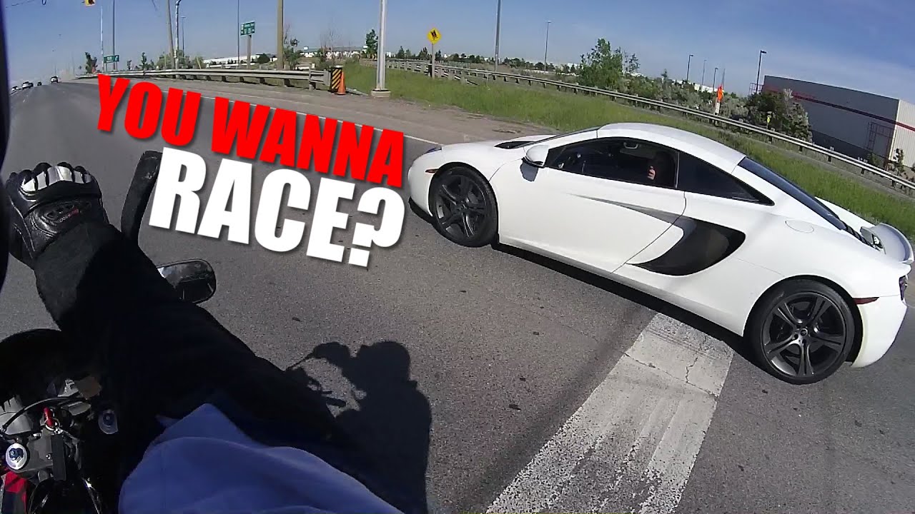 WANNA RACE? Mclaren mp4-12c VS 600rr