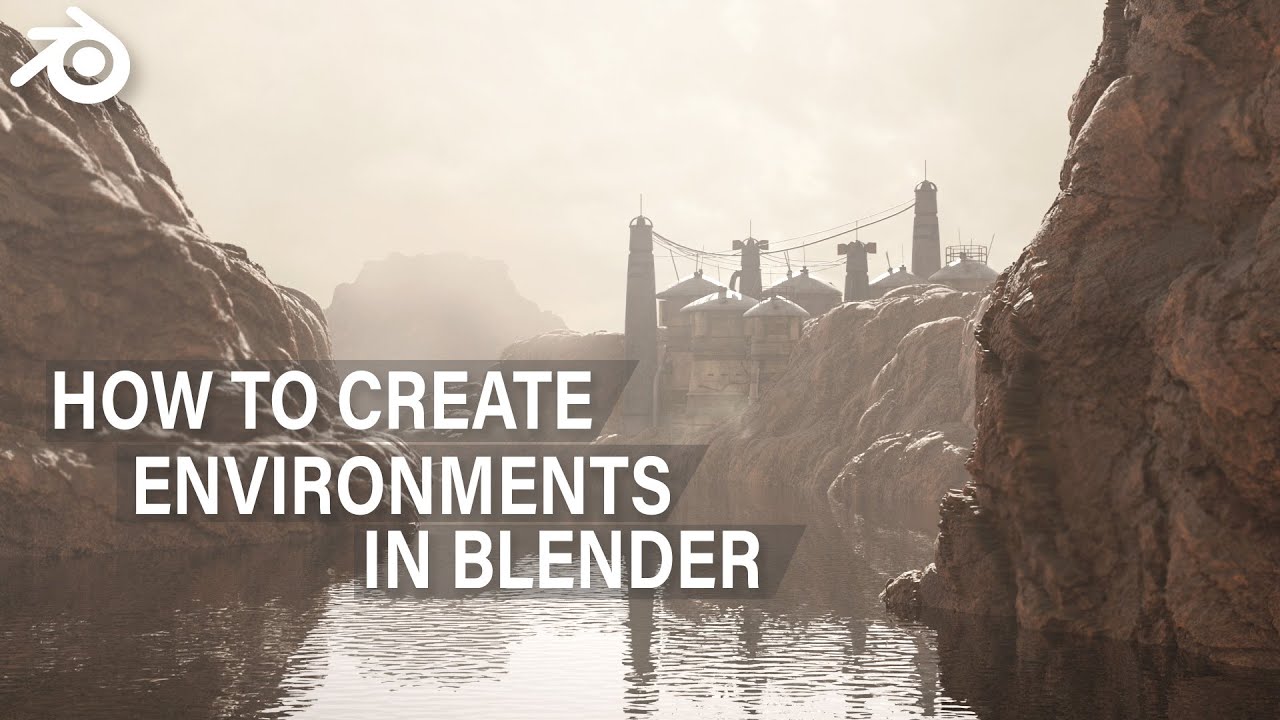 Как я создал это окружение в Blender (бесплатный набор)