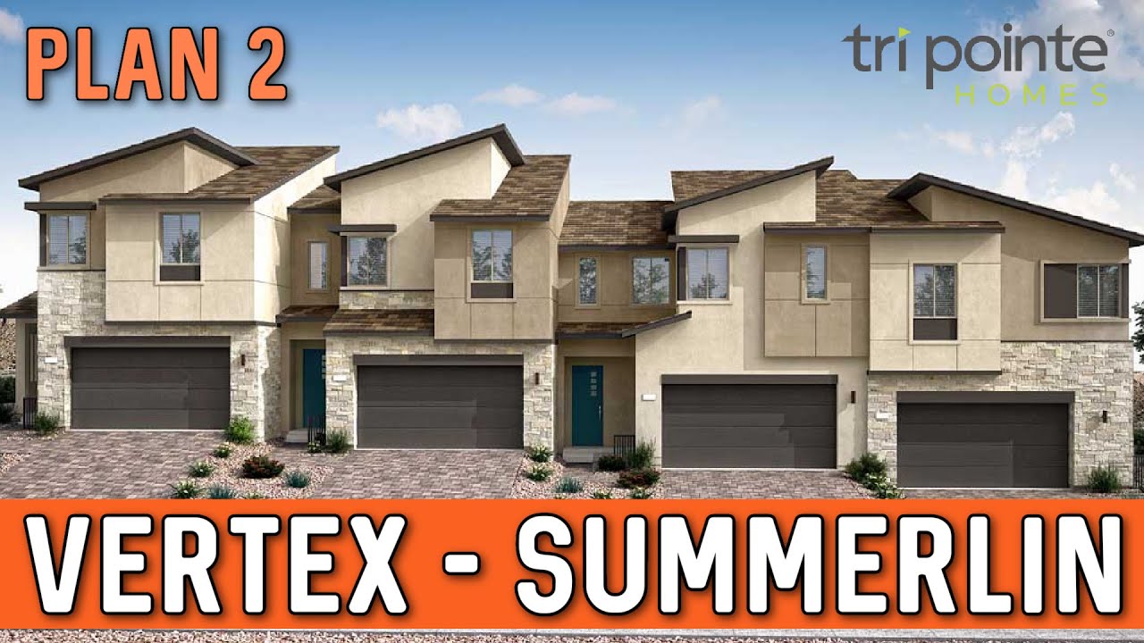New Modern Townhomes for Sale in Summerlin | Vertex by Tri Pointe Homes