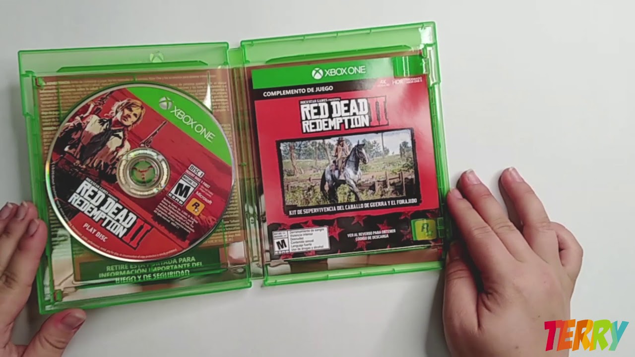 UNBOXING RED DEAD REDEMPTION 2 ESPAÑOL XBOX ONE