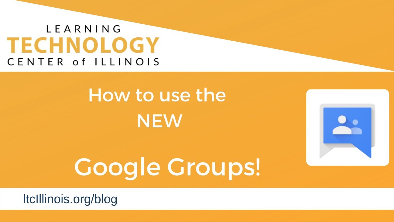 How to use the NEW Google Groups