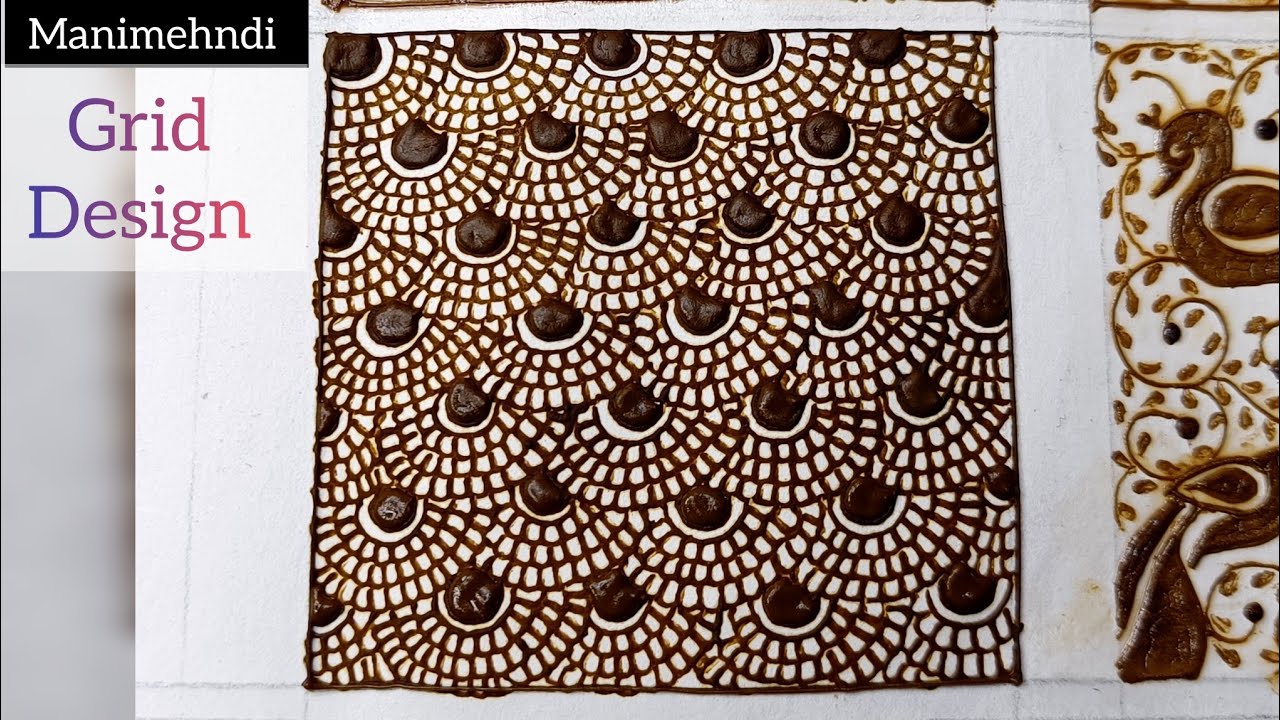 सही तरीके से बनाए Grid|| basic filling mehndi design|| Perfect filling कैसे करें|| Grid design||