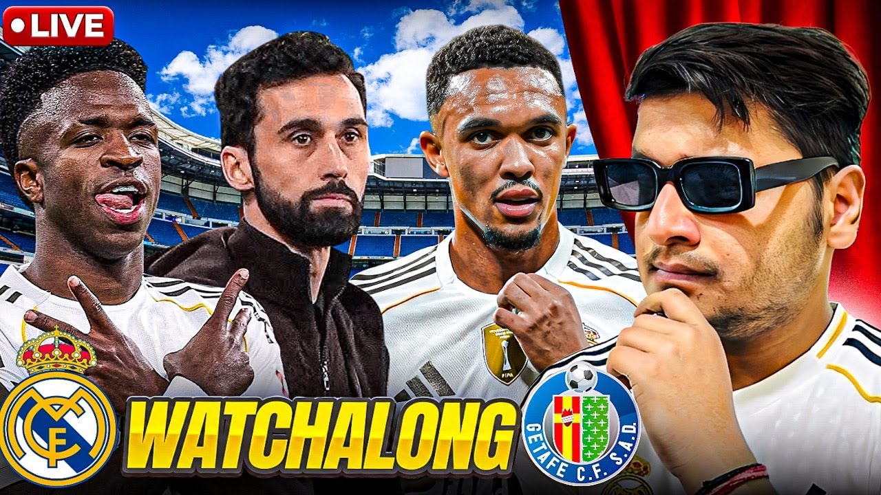 REAL MADRID VS GETAFE LIVE WATCH ALONG AND DISCUSSION!
