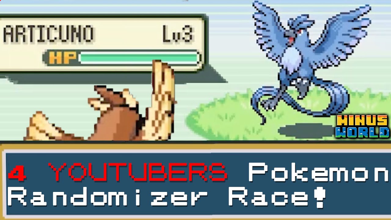 4 YOUTUBERS Pokemon Randomizer Race to 1st Gym!