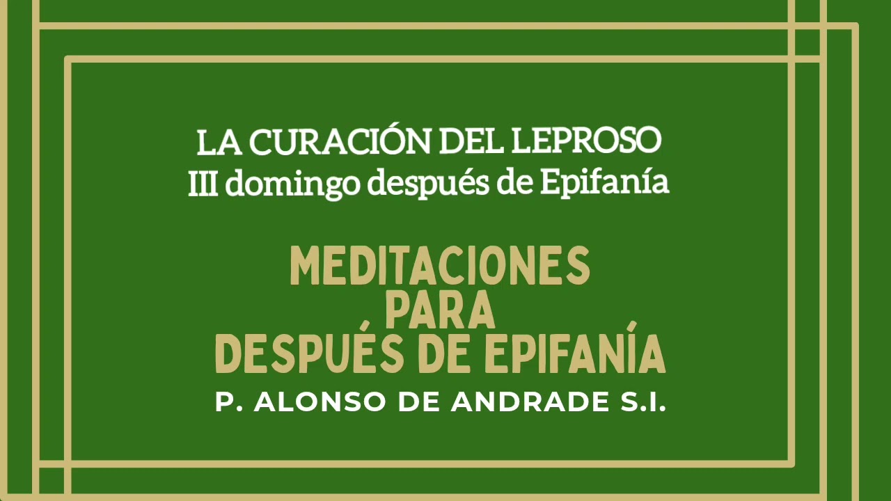 LA CURACIÓN DEL LEPROSO #evangelio #meditation 