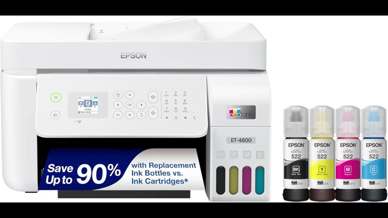Epson EcoTank ET-4800 vs ET-M1170 | Top Cartridge-Free Printers for Home & Business in 2026