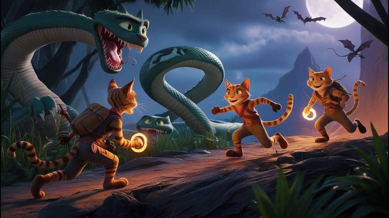 Whiskers in the Enchanted Dark Stories 180 #cat #cute #ai #catlover #catvideos #aiimages #aicat