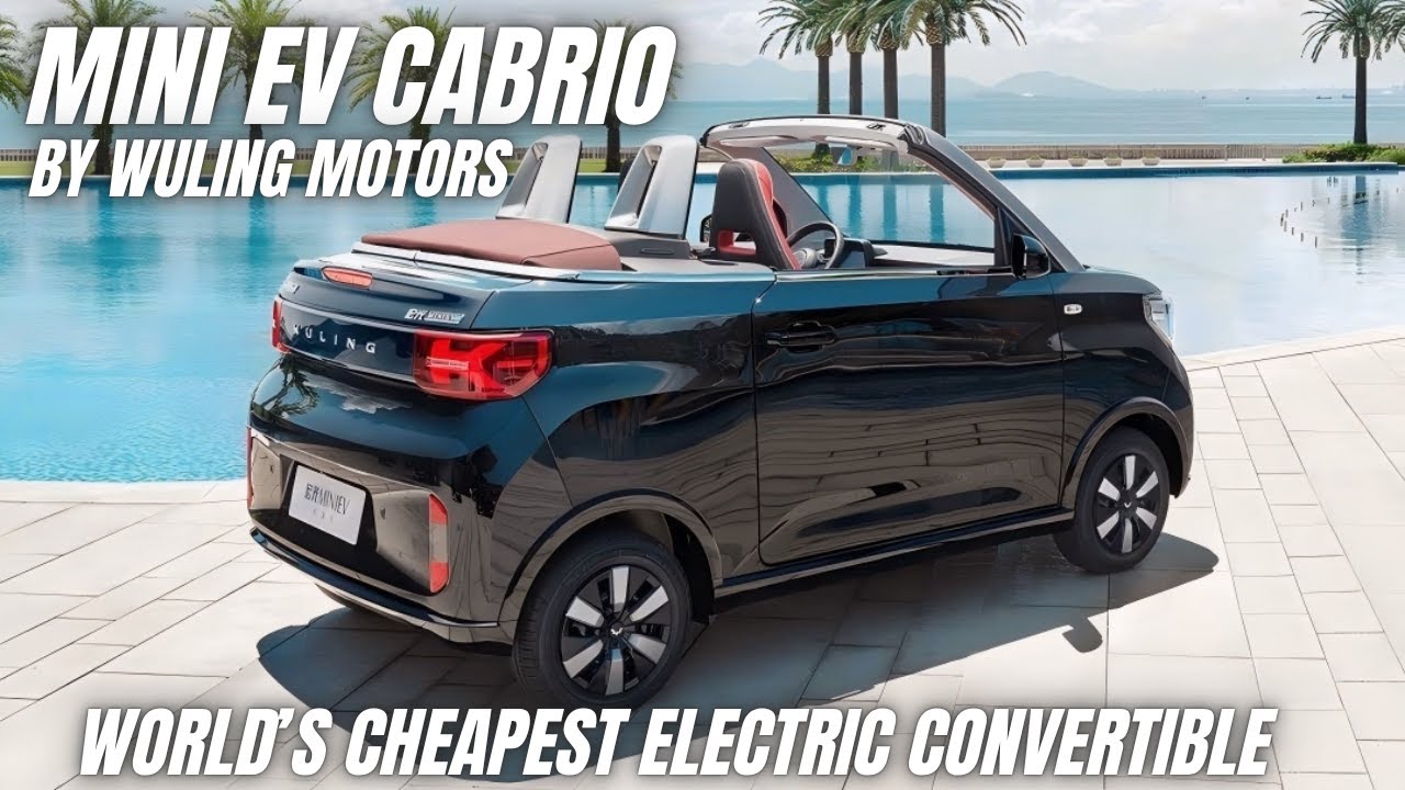 Обзор Wuling MINI EV Cabrio — самый дешевый электрический кабриолет в мире?