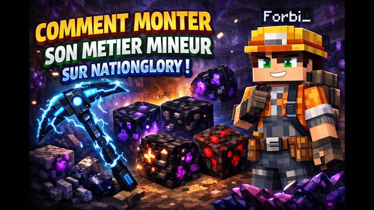 Les MEILLEURES STRATÉGIES pour monter le métier MINEUR (NationGlory)