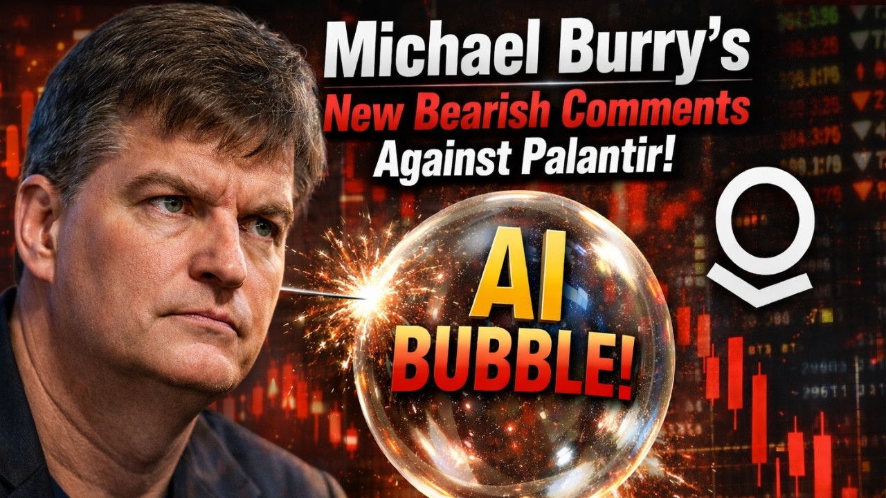 Palantir Stock Just Dropped Hard After Another Warning From Michael Burry! The Bear Case for PLTR!
