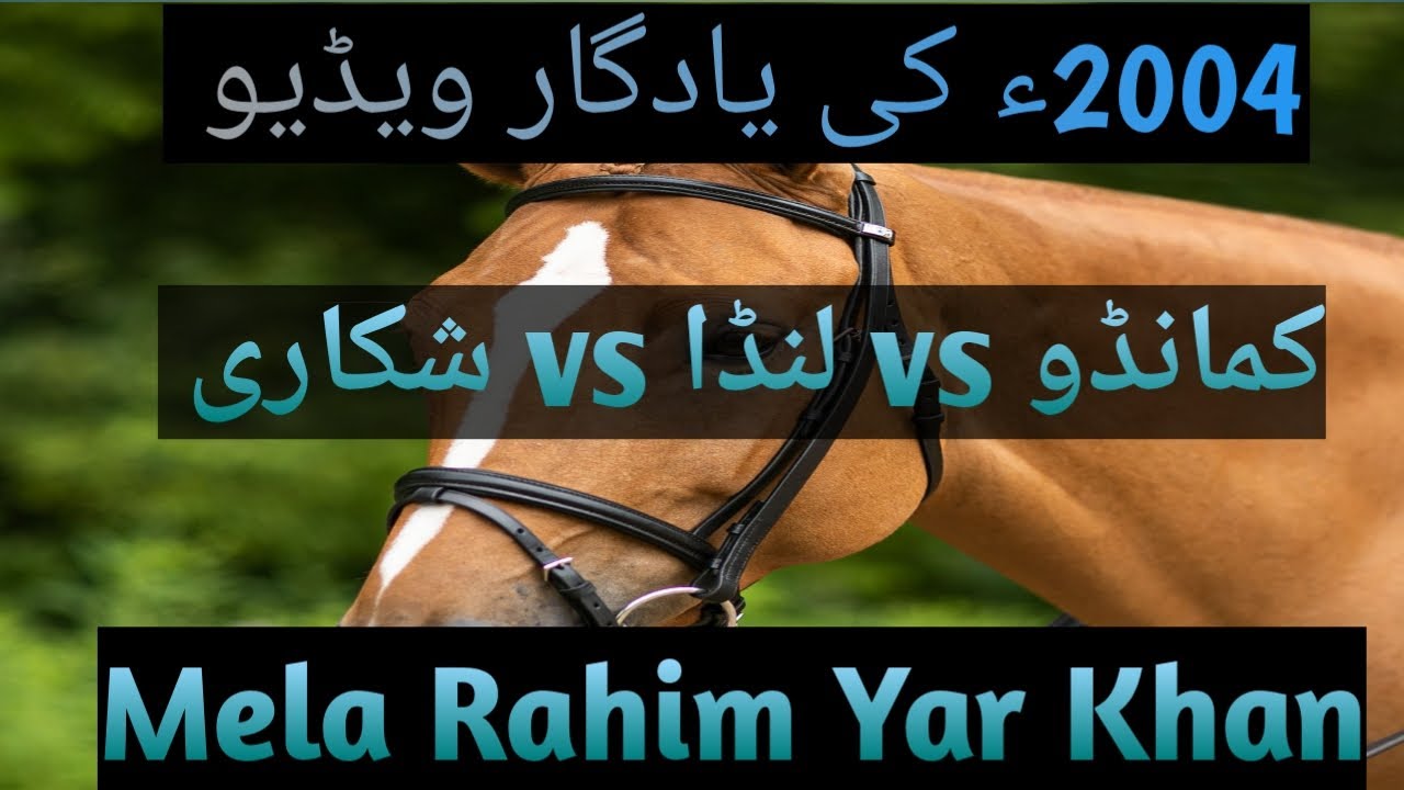 Memorial Video Of Commando Horse. Owner Sardar Azhar khan Leghari. Mela Rahim Yar Khan 2004
