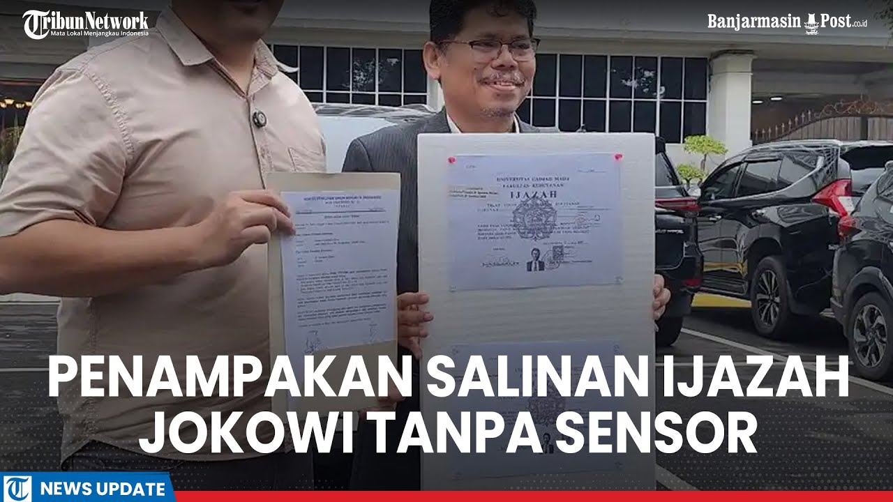 Penampakan Ijazah Legalisir Berwarna Jokowi dari Data KPU, Terbuka Jelas Tak Ada Lagi Data Disensor