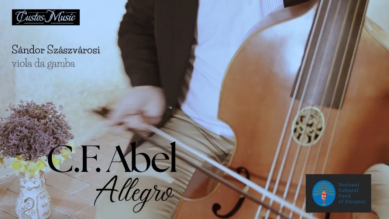 C.F.Abel: Allegro - Sándor Szászvárosi viola da gamba