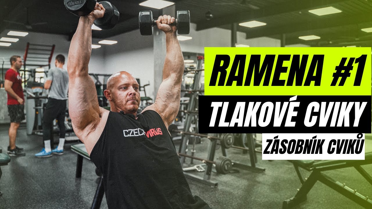 RAMENA1# | Tlakové cviky. Technika, varianty, tipy a nejčastější chyby. Tlaky na ramena.
