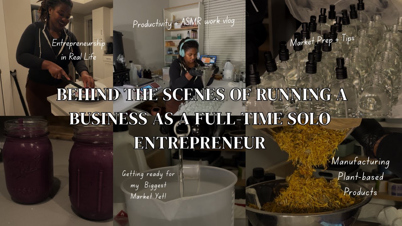 ✨ A Day of Quiet Productivity | Preparing for My Biggest Market Yet (Solo Entrepreneur ASMR Vlog)