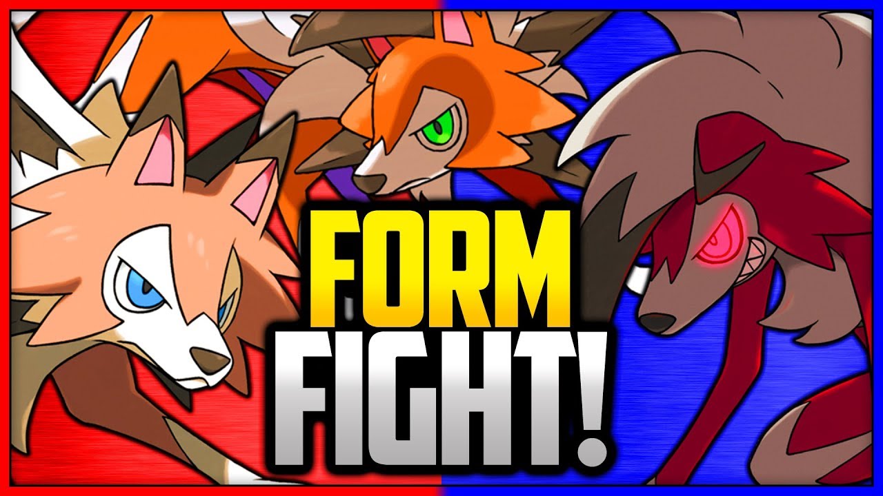 Lycanroc: Dusk vs Midday vs Midnight | Pokémon Form Fight