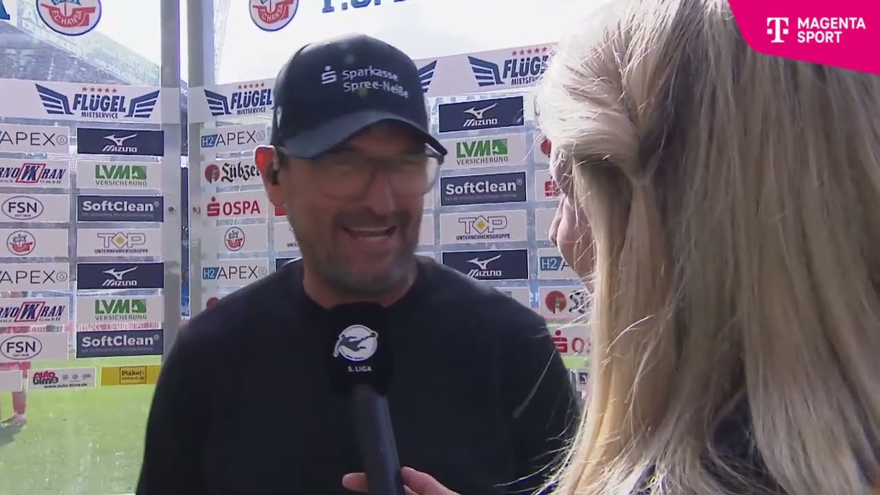 Tiefe Einblicke von Claus-Dieter Wollitz (Energie Cottbus) nach dem Sieg bei Hansa Rostock