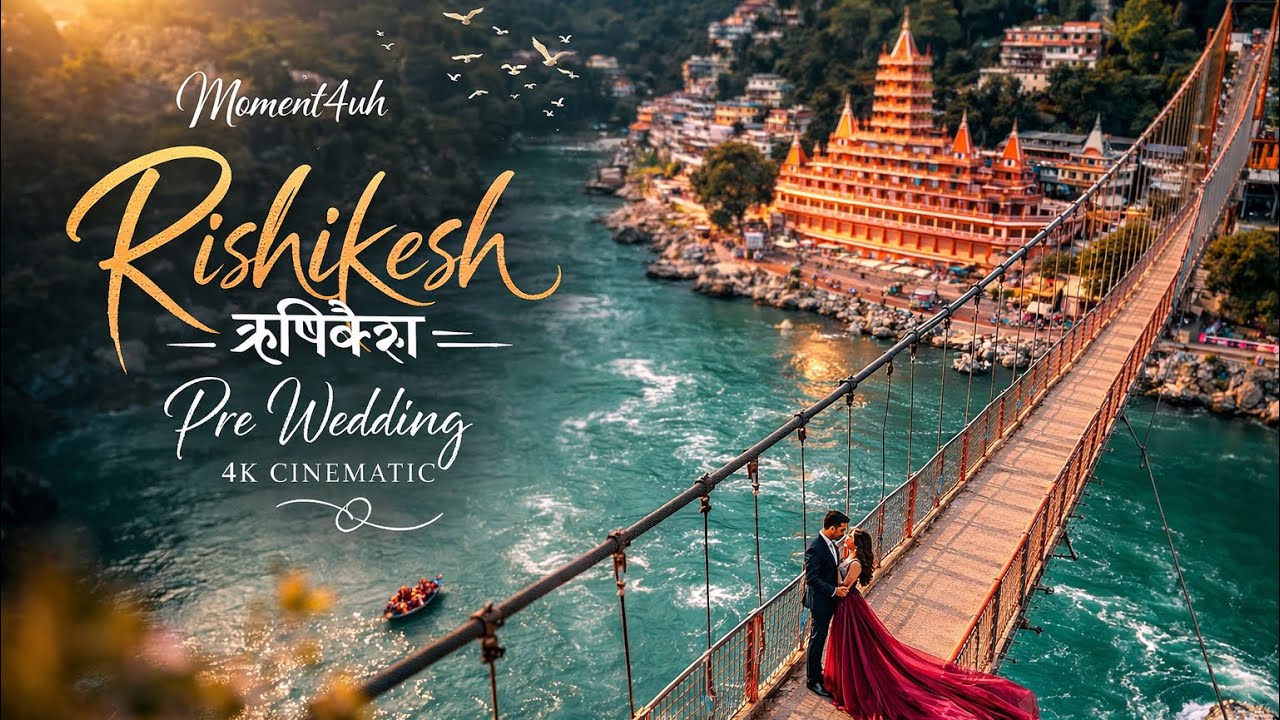 Rishikesh Pre Wedding Shoot | No Hidden Charges | With Makeup Artist |All-in-one package 