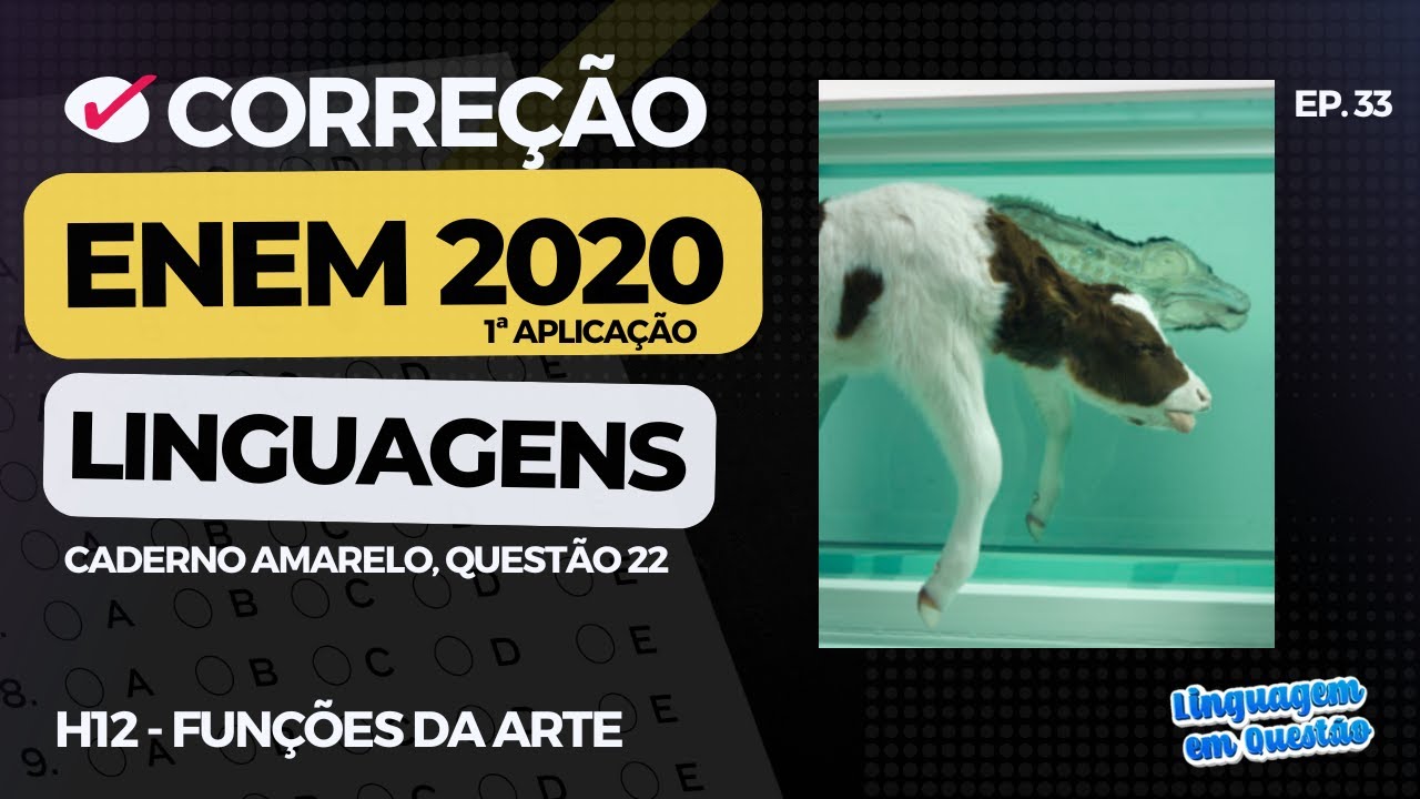 ENEM 2020 1ª aplicação: 