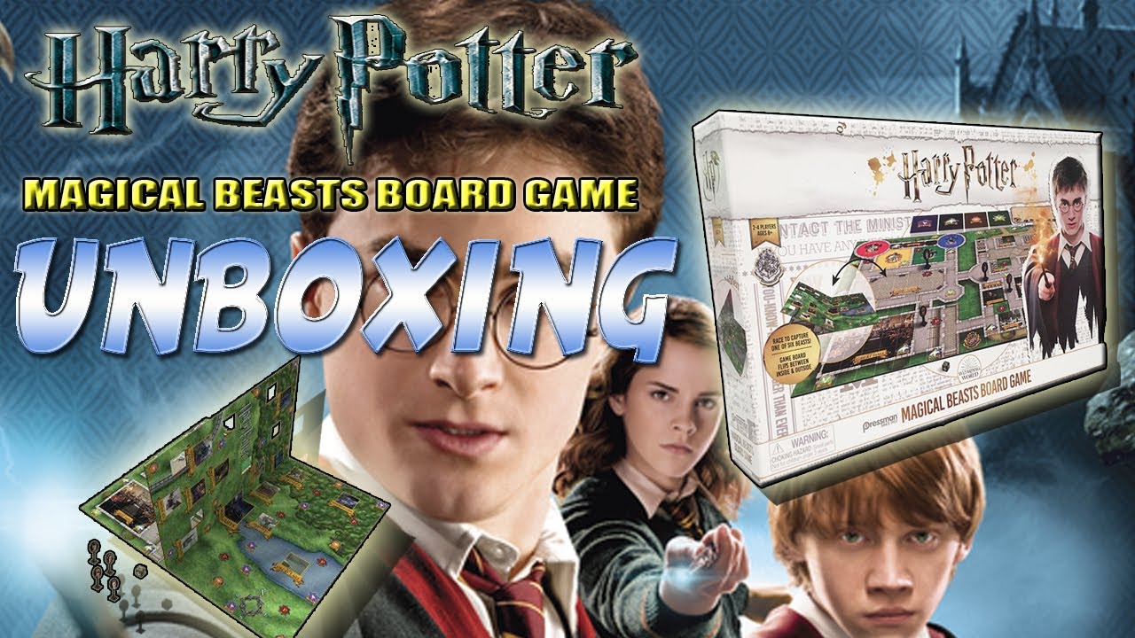 Harry Potter Magical Beasts Board Game- Unboxing Español- Tu Turno